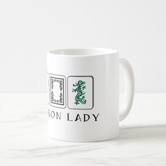 Mah Jongg Dragon Tasse (VorderseiteRechts)