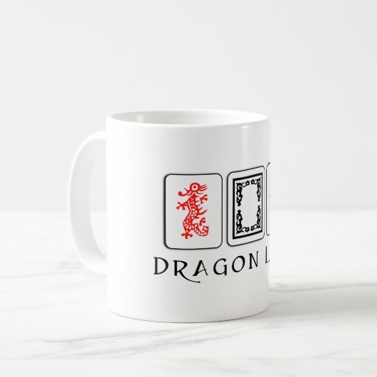 Mah Jongg Dragon Tasse (Vorderseite Links)