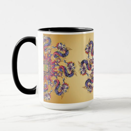 Mah Jongg Dragon Year Tasse (Links)