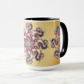 Mah Jongg Dragon Year Tasse (VorderseiteRechts)