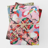 Mah Jongg Egrets, Positano und Fleuresse Geschenkpapier Set (Beispiel)