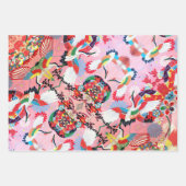 Mah Jongg Egrets, Positano und Fleuresse Geschenkpapier Set (Vorderseite)