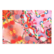 Mah Jongg Egrets und Paisley