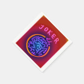 Mah Jongg Electric Joker Napkins Serviette (Ecke)