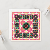 Mah Jongg Fan 2025 Flachkarte Karte (Vorderseite/Rückseite Beispiel)