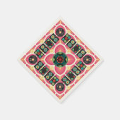 Mah Jongg Fan 2025 Napkins Serviette (Ecke)