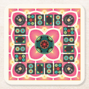 Mah Jongg Fan 2025 Untersetzer