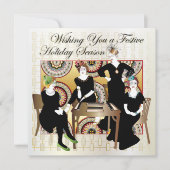 Mah Jongg Festive Flat Card (Vorderseite)