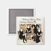 Mah Jongg Festive Magnet (Vorderseite/Rückseite)