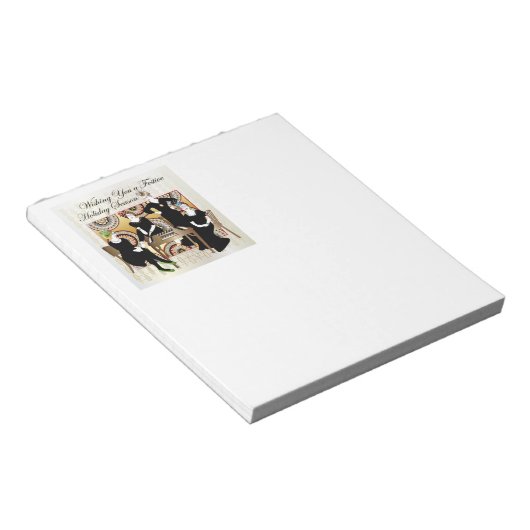 Mah Jongg Festive Notizblock (angewinkelt)