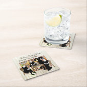 Mah Jongg Festive Rechteckiger Pappuntersetzer (Vor Ort)