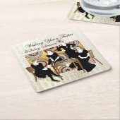 Mah Jongg Festive Rechteckiger Pappuntersetzer (angewinkelt)