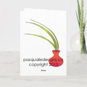 Mah Jongg Flapper Dancer Birthday Card Karte (Rückseite)