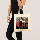 Mah Jongg Flappers Bag Tragetasche (Vorderseite (Produkt))
