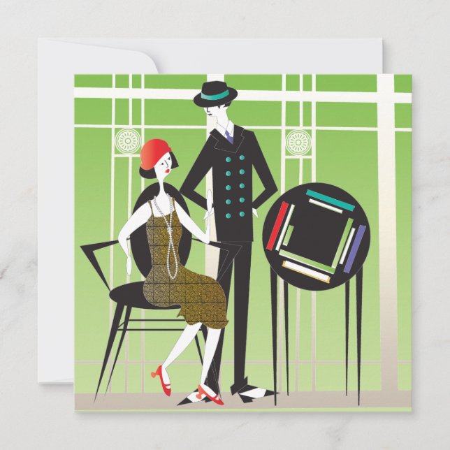 Mah Jongg Flappers Couple2 (Vorderseite)