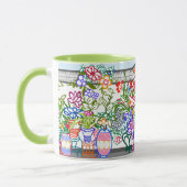 Mah Jongg Flower Garden Tasse (Links)