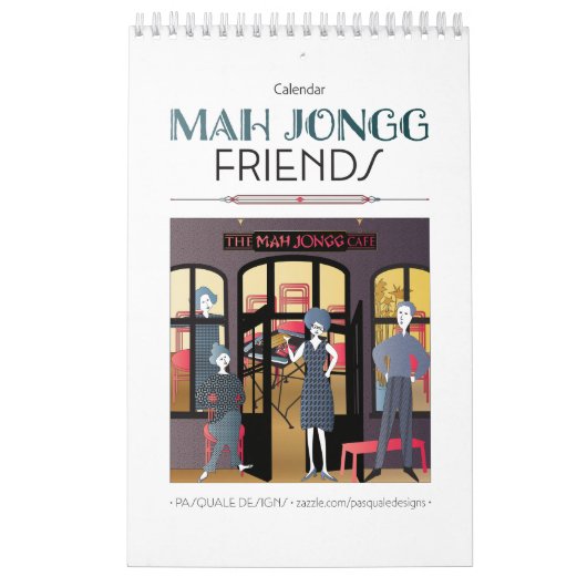 Mah Jongg Friends Calendar Kalender (Titelbild)