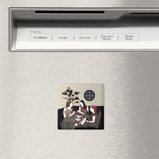 Mah Jongg Game Magnet (In Situ (Geschirrspüler))