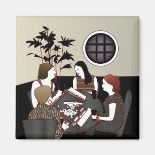 Mah Jongg Game Magnet