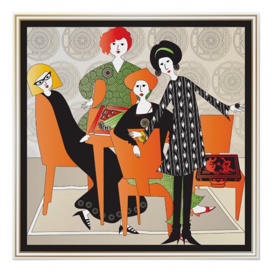 Mah Jongg Game Poster (Vorderseite)