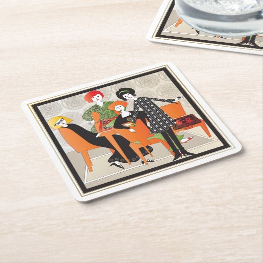 Mah Jongg Game Untersetzer (angewinkelt)