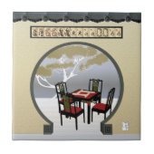 Mah Jongg Garden Tile Fliese (Vorderseite)