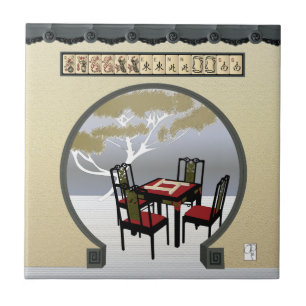 Mah Jongg Garden Tile Fliese