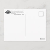 Mah Jongg Geburtstagskarte Postkarte (Rückseite)