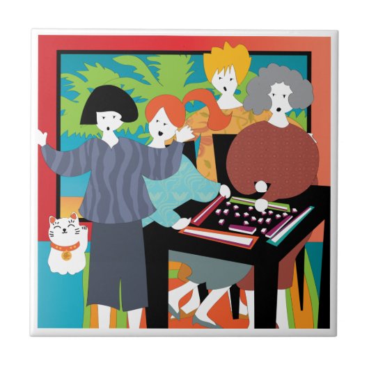 Mah Jongg Gewinner Tile Fliese (Vorderseite)