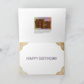 Mah Jongg Green Table Geburtstagkarte Dankeskarte (Innenseite)