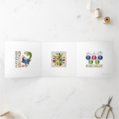 Mah Jongg Greetings Dreifach Gefaltete Karte (Innenseite)