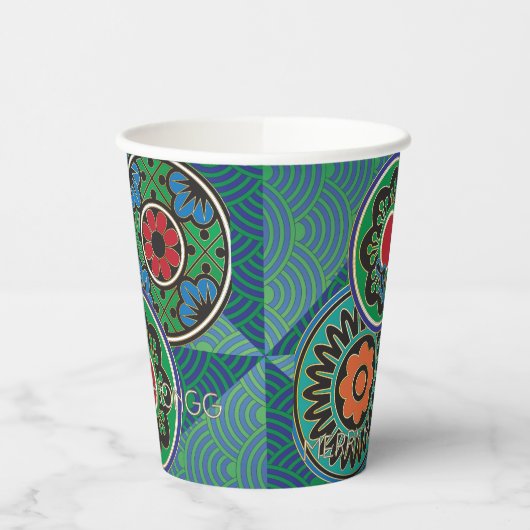 Mah Jongg Holiday Paper Cup Pappbecher (Links)