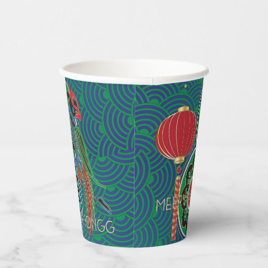 Mah Jongg Holiday Paper Cup Pappbecher (Rechts)