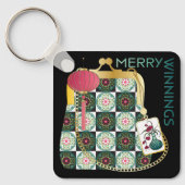 Mah Jongg Holiday Schlüsselanhänger (Vorderseite)