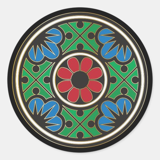 Mah Jongg Holiday Stickers (Vorderseite)