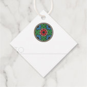 Mah Jongg Holiday Tags Geschenkanhänger (Rückseite)