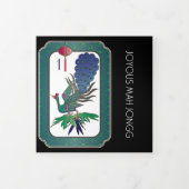 Mah Jongg Holiday Trifold-Karte Dreifach Gefaltete Urlaubskarte (Cover)