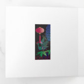 Mah Jongg Holiday Trifold-Karte Dreifach Gefaltete Urlaubskarte (Innen Erste Seite)