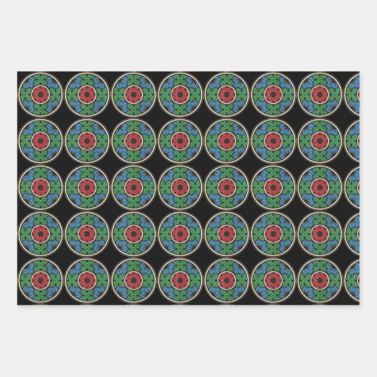 Mah Jongg Holiday Wrapping Paper Geschenkpapier Set (Vorderseite 2)