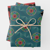 Mah Jongg Holiday Wrapping Paper Geschenkpapier Set (Beispiel)