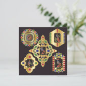 Mah Jongg Jewelry Flat Card Karte (Stehend Vorderseite)