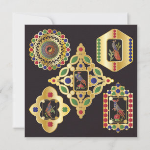 Mah Jongg Jewelry Flat Card Karte