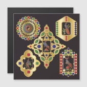 Mah Jongg Jewelry Magnet Card (Vorne/Hinten)