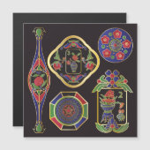 Mah Jongg Jewelry Magnet Card (Vorne/Hinten)