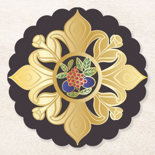 Mah Jongg Jewelry Untersetzer (Vorderseite)