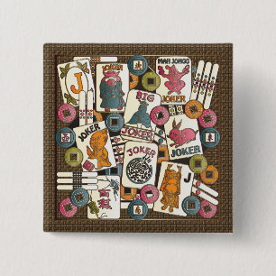 Mah Jongg Joker Button