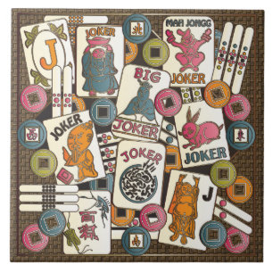 Mah Jongg Joker Fliese