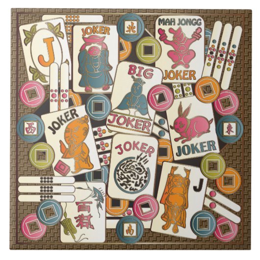 Mah Jongg Joker Fliese (Vorderseite)