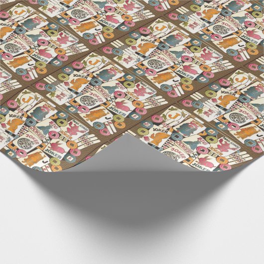 Mah Jongg Joker Geschenkpapier (Ecke)