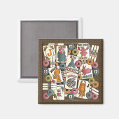 Mah Jongg Joker Magnet (Vorderseite/Rückseite)